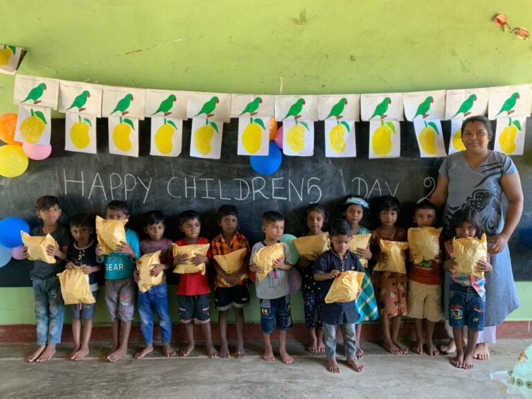 Support Children with Food and Gifts